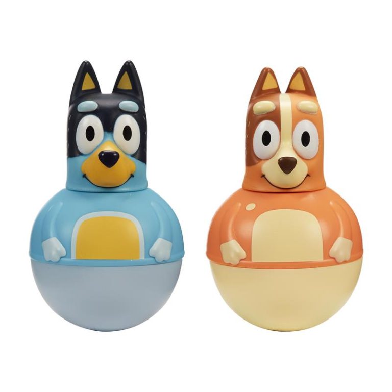 Weebles Bluey Twin Figure Pack Bluey And Chilli Bestori